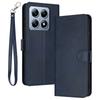 For Xiaomi 14T Case Flip Stand PU Leather Wallet Phone Cover Calf Texture