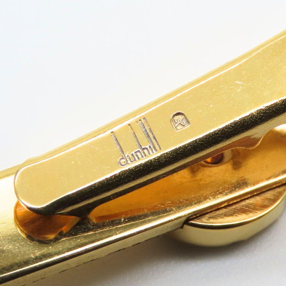 Used Dunhill Tie pin metal 9.1g gold Silver plating