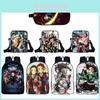 Stylish Demon Slayer School Bag Backpack With Adjustable Comfortable Straps For Boys And Girls