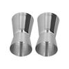 Cocktail Shaker Double Headed Cup Straight Edge Design Classic Style Stainless Steel Drink Shaker