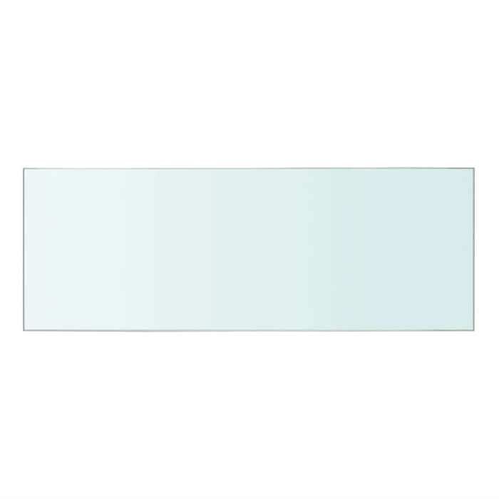VidaXL Panneaux d'étagère 2 pcs Verre Transparent 40 x 12 cm