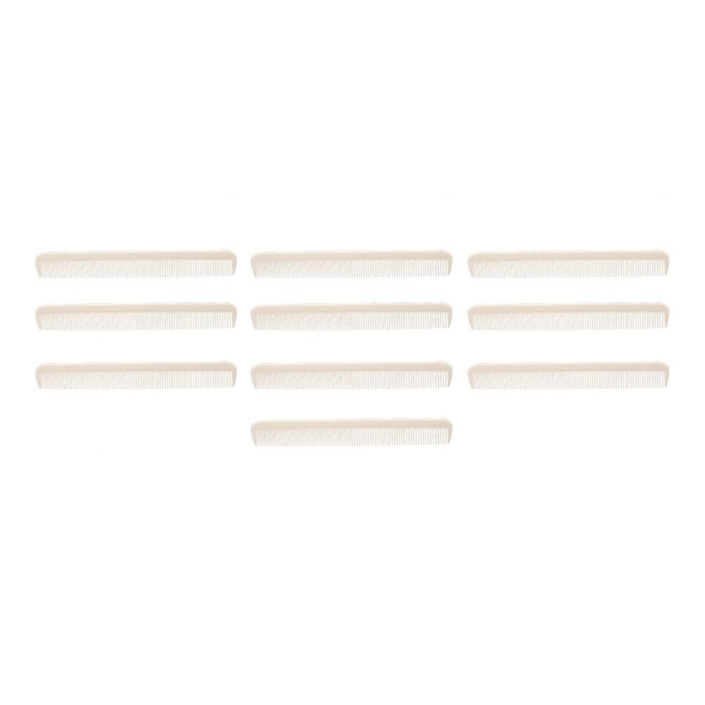 10pcs Plastic Hair Dressing Comb Heat Resistance Barber Comb Professional Hair Comb For Home Use