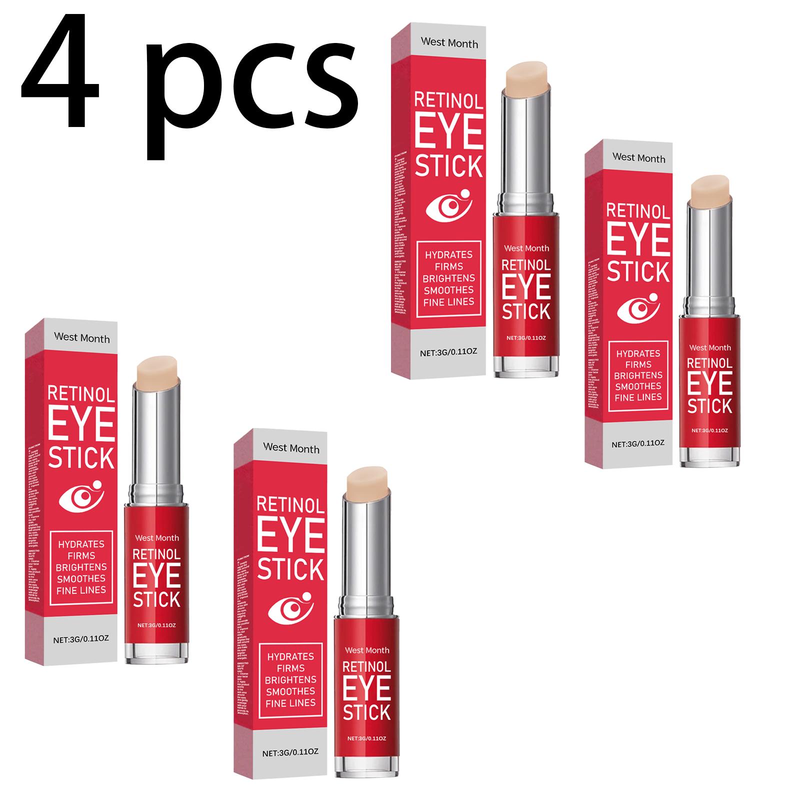 West&Month Ретиноловый крем-стик для глаз Укрепляющий, Увлажняющий, Осветляющий Массаж вокруг глаз Для области вокруг глаз 3г