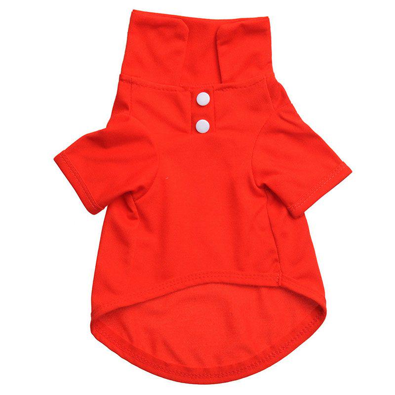 

Fashion Adorable Pet Dog Polo Shirt Top For Summer Bright Colors For Dogs And Cats