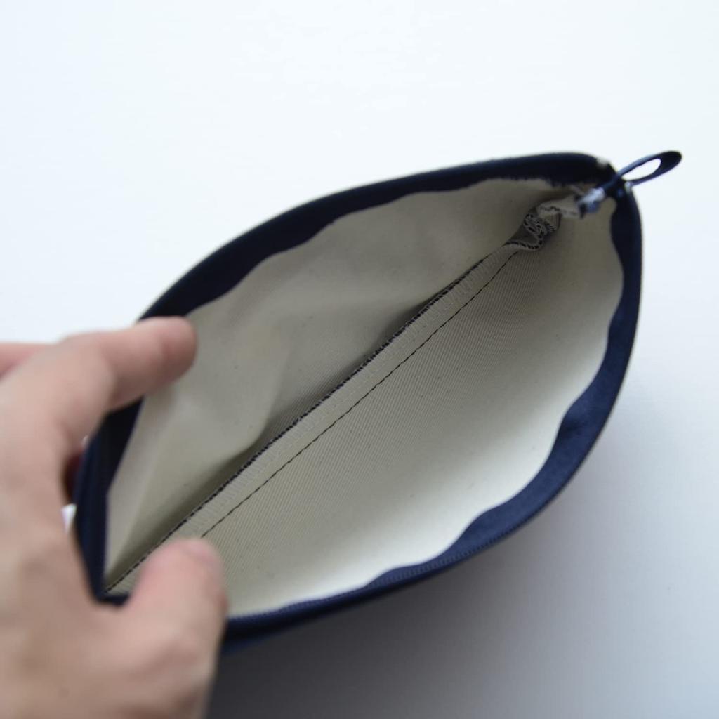 Concise Fabric Pencil Rabbit Navy 547624 Case, Design, Blue,