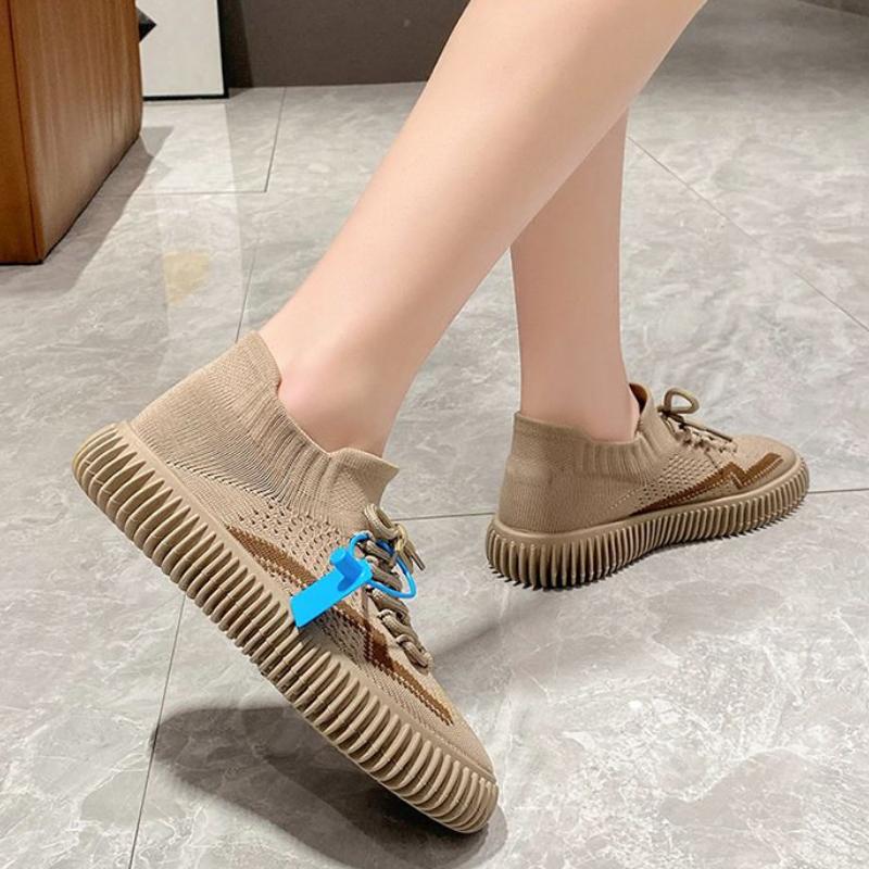

Fashion Round Toe Running Shoes for Women Elasticity Spring Autumn Woman Footwear 39 Cotton Deals Fashion 2025 Korean Vulcanized Shoe 35