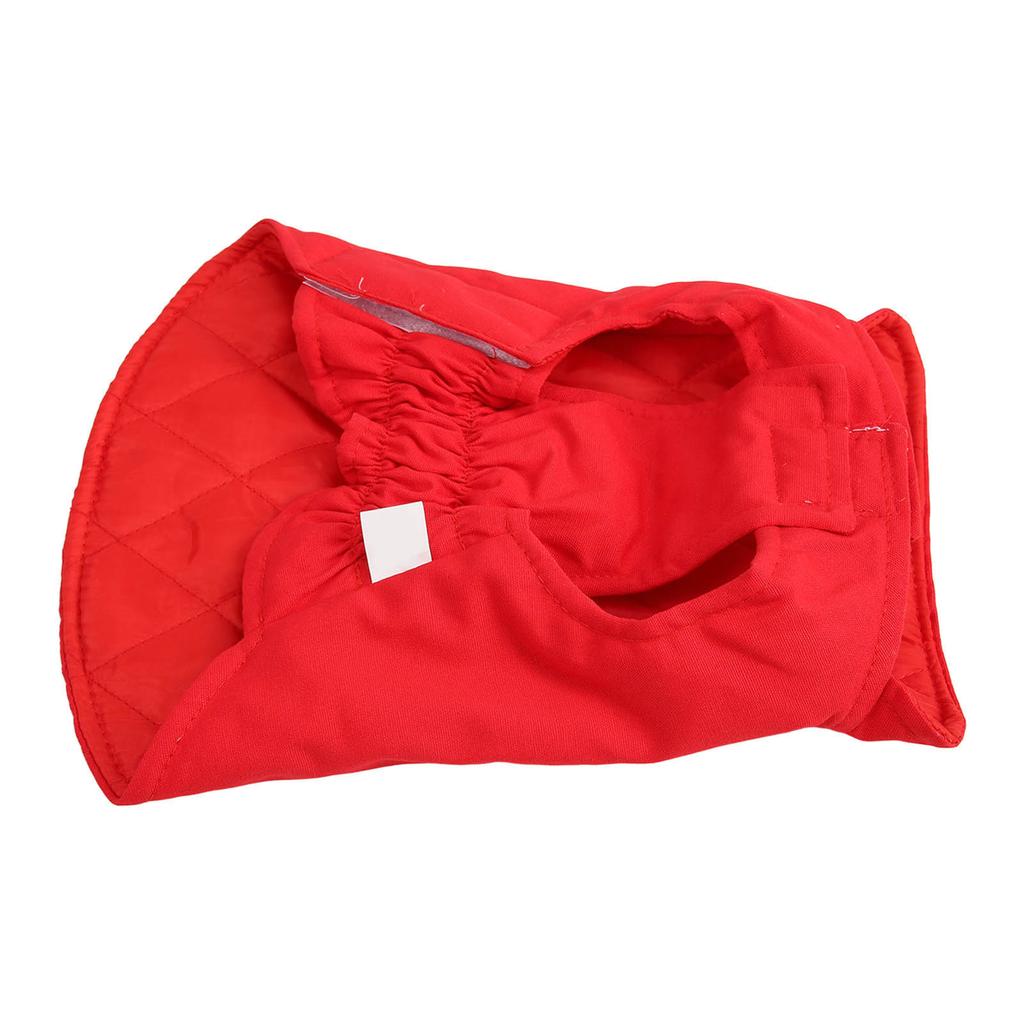 Pet Thicken Vest Cute Warm Cotton Prevent Hair Loss Autumn Winter Dog Clothes for Small and Medium Dogs Red