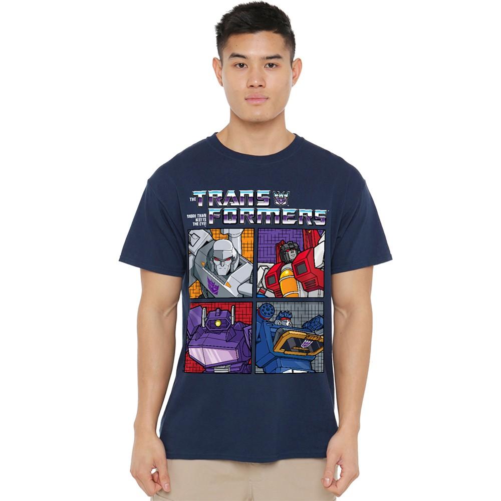 Transformers Generations Retro Villainous Decepticon Grid T-Shirt S-5XL Navy XXXXL