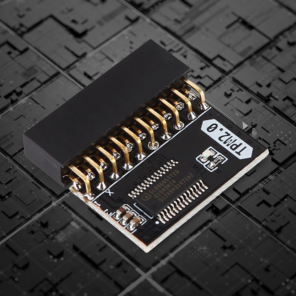 TPM 2.0 20 Pin Module Motherboard Replacement Part Encryption Security Module Memory Module 20-1 Pin for Gigabyte Platform