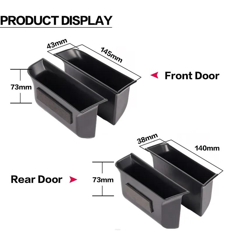 2 Pcs Car Door Storage Box Barrel for Mercedes Benz B GLB GLA EQA EQB Class W247 X247 B260 2020-2024 Interior Accessories