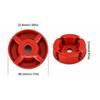 Nylon Steel Line Aluminum Zinc Zinc Alloy Head Wire Rope Through Hole Trimmer Replacement Head  Yard Care