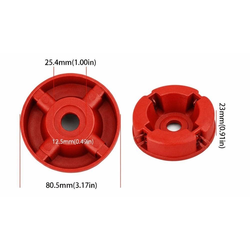 Nylon Steel Line Aluminum Zinc Zinc Alloy Head Wire Rope Through Hole Trimmer Replacement Head  Yard Care