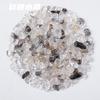Brazilian Black Rutilated Quartz Crushed Stone for Purification and Decoration