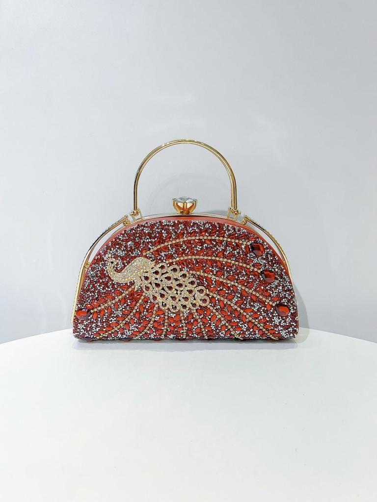 Women's Rhinestone Evening Clutch - Bridal & Banquet Handbag