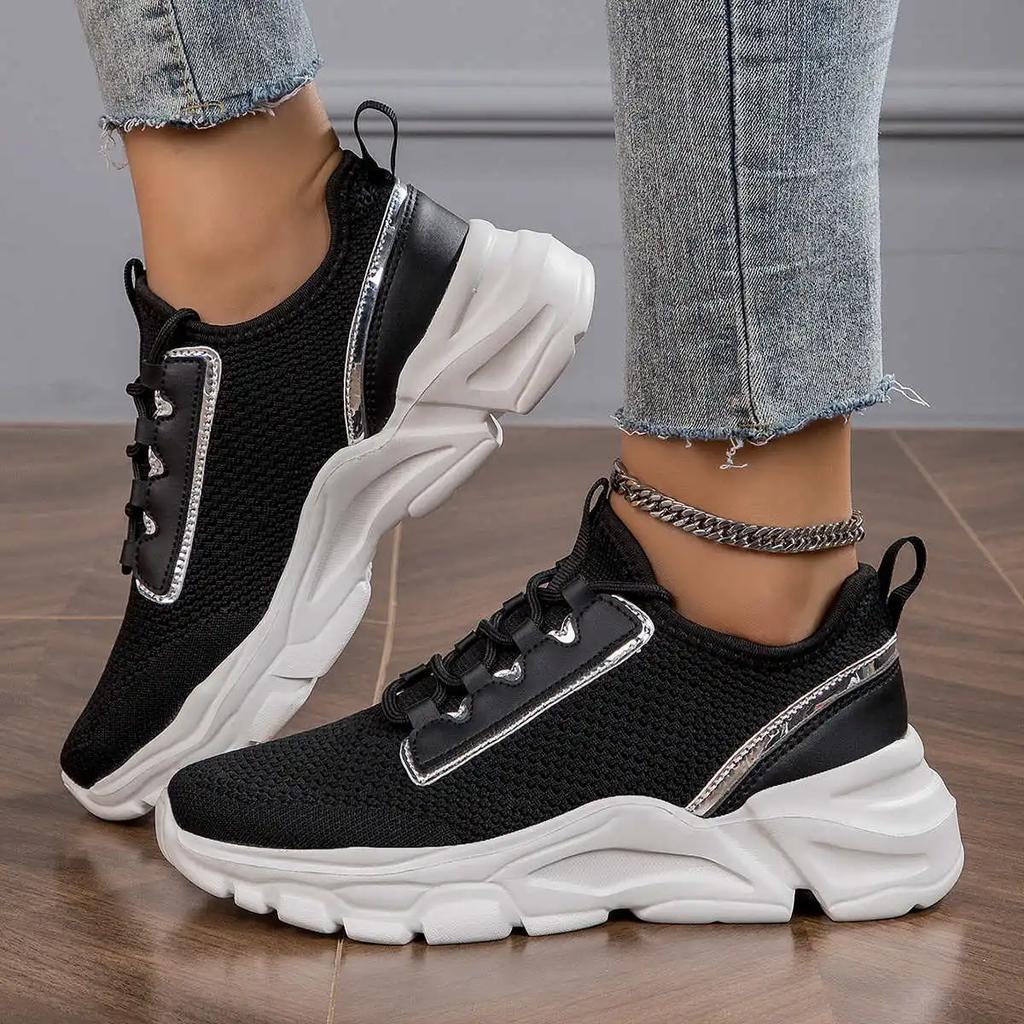 Fashion Flat-heeled Increases Height Shoes Woman Mining Summer Hiking Shoes Sports Sneakers Woman Wide Foot In Offers Best-selling