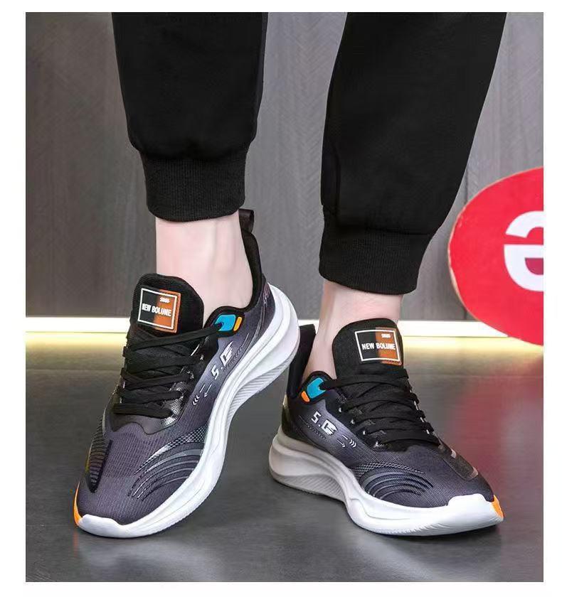Men's Autumn Leather Casual Sneakers - Trendy, Simple Design for Walking and Shopping