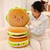 Adorable Hamburger Plush Pillow - Creative Food Cushion Toy for Bedside, Waist, or Back - Ideal Birthday Gift for All Ages