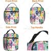 Llama Alpaca Insulated Lunch Bag for Kids Boys Girls Colorful Large Capacity Reusable Cooler Lunch Tote Bags for School Work