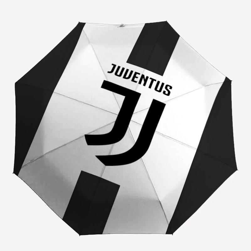 1pc Juventus Umbrella, Sun Protection, And UV Shielding. It Has Eight Sturdy Ribs for Outdoor Use And Perfect As a Holiday Gift