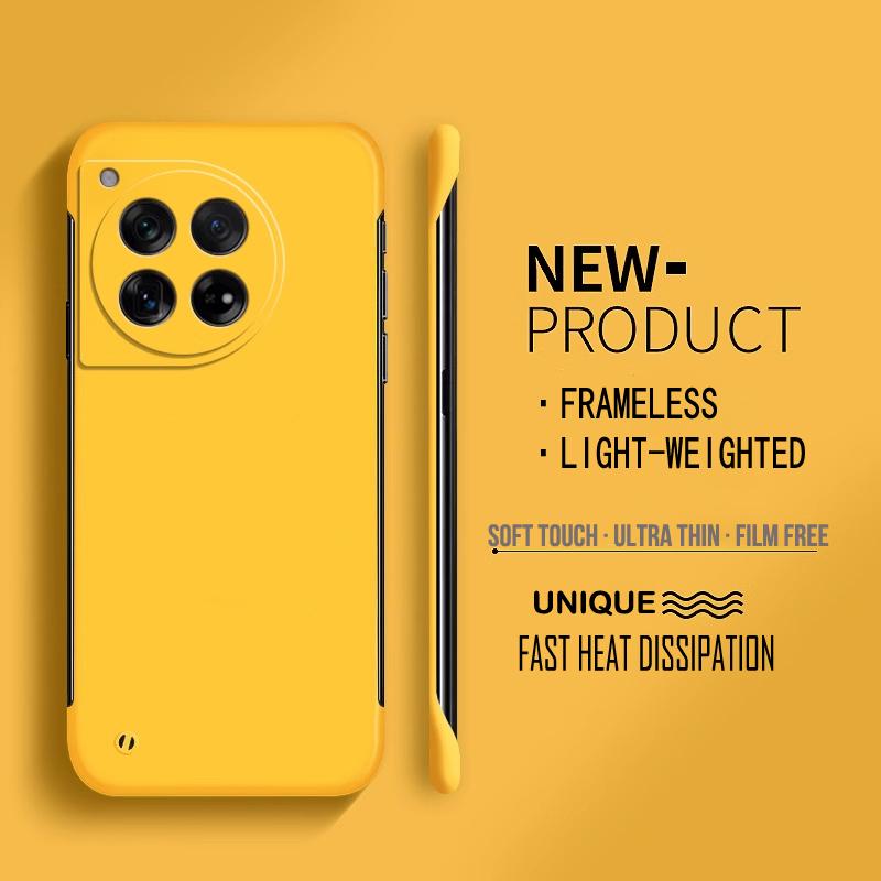 

Безрамковий твердий матовий чохол для телефону для Oneplus 12 12R 11 11R 10T 10R 10 Pro із захисним бампером із суцільною оболонкою OnePlus 11R слонова кістка