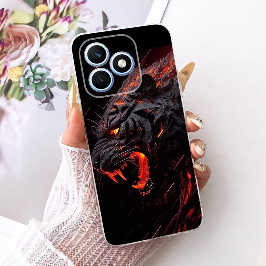 For Honor X8d 4G Case Cool Fashion Painted Cover 6.77'' Soft Silicone Phone Case For Honor X8d X 8d HonorX8d 4G Back Cover Coque