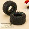 Silicone Squeaky Dental Cleaning Educational Dog Toy Tire