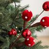 New Foam Ball Candy Plush Lollipop Pick Ornaments, Christmas Tree Wreath Flower Arrangement, Holiday Decoration Supplies
