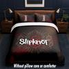 Set Biancheria da Letto Design Slipknot 1 Copripiumino + 2 Federe Morbido Traspirante Biancheria da Letto per la Casa