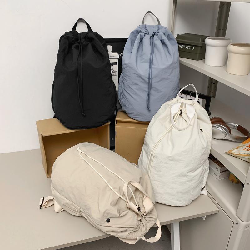 Простая мужская сумка на шнурке — фото 8