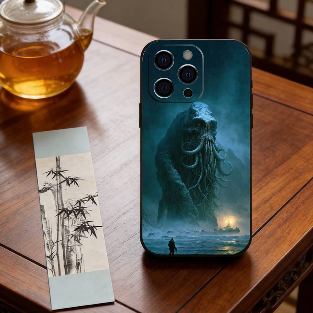 Mythos Art CTHULHU Phone Case Silicone Soft For IPhone 17 16 15 14 13 12 11 X XR Plus Pro Max Plus iPhone14Plus