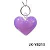 2 Stück Mini Glas Herz Form Anhänger Winzig Süß Liebe Anhänger Für DIY Bastelbedarf Hochzeitsdeko Valentinstagsgeschenke für Freunde