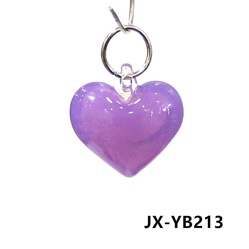 2 Stück Mini Glas Herz Form Anhänger Winzig Süß Liebe Anhänger Für DIY Bastelbedarf Hochzeitsdeko Valentinstagsgeschenke für Freunde