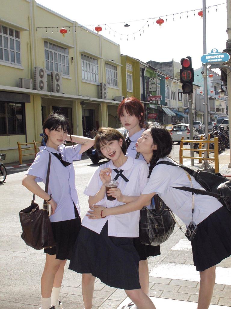 JK Uniform Thai-Style School Outfit Set for Girls - Ideal for Junior To High School: Graduation, Sports Meets, Choir Performances