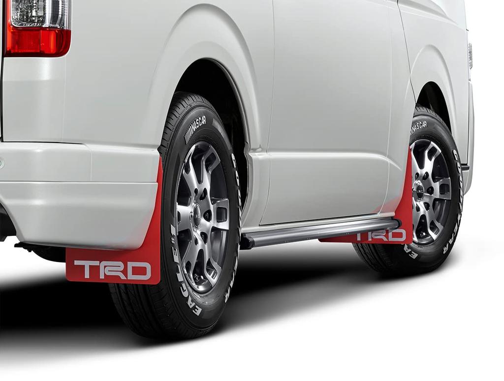 TRD Mud for Toyota Hiace MS328-26001 Flaps, Red, (2## Series) MS328-26001