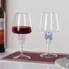 Bow Wine Glass Goble Tred Wine Glass Creative Internet Celebrity Bow Champagne Glass Home Wine