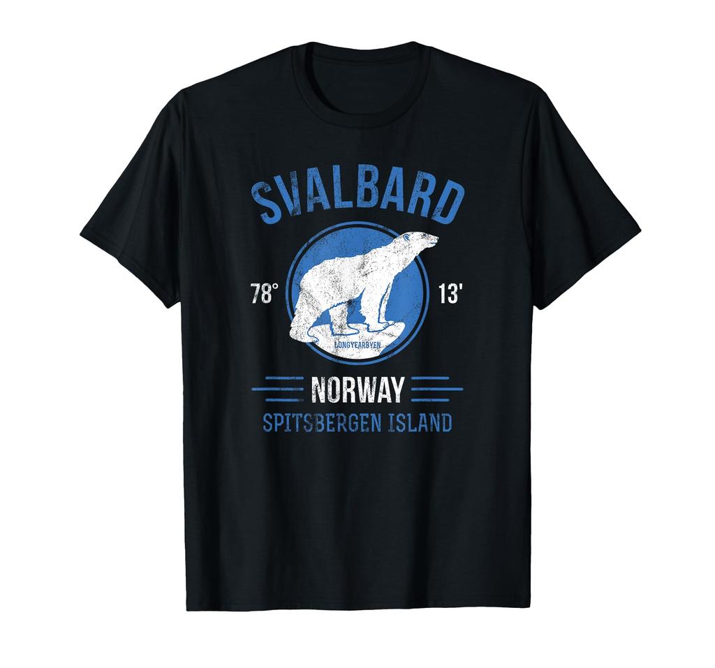 Svalbard Polar Bear Aurora | Longyearbyen Spitsbergen Norway T-Shirt