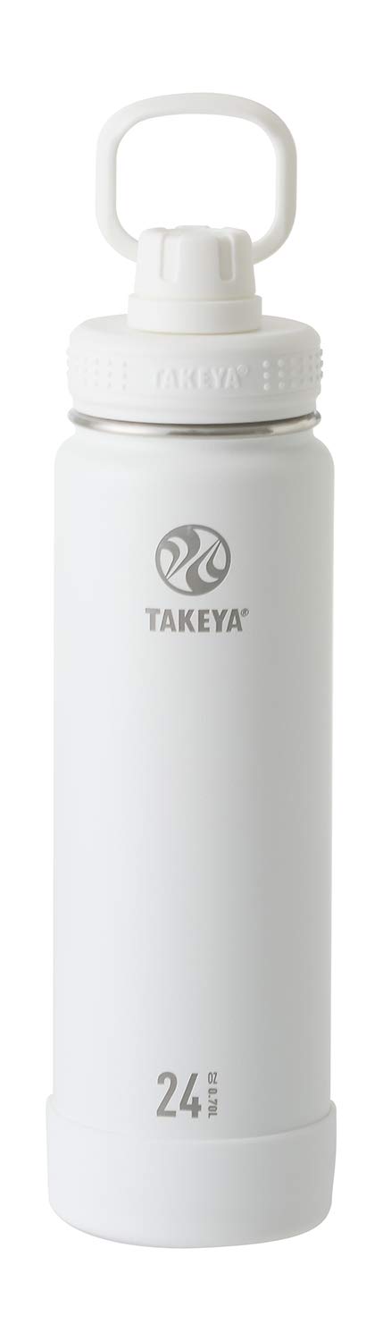

Takeya Flask Active Line Active White Water Bottle Бутылка из нержавеющей стали для питья холодной TAKEYA [Takeya Official] 0,7 л