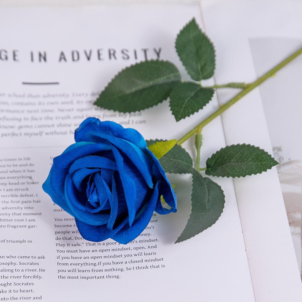 Artificial Rose, Single Hand Feel Velvet Rose, Waterfall Flower Wall, Home and Wedding Decoration Arrangement, Artificial Flower