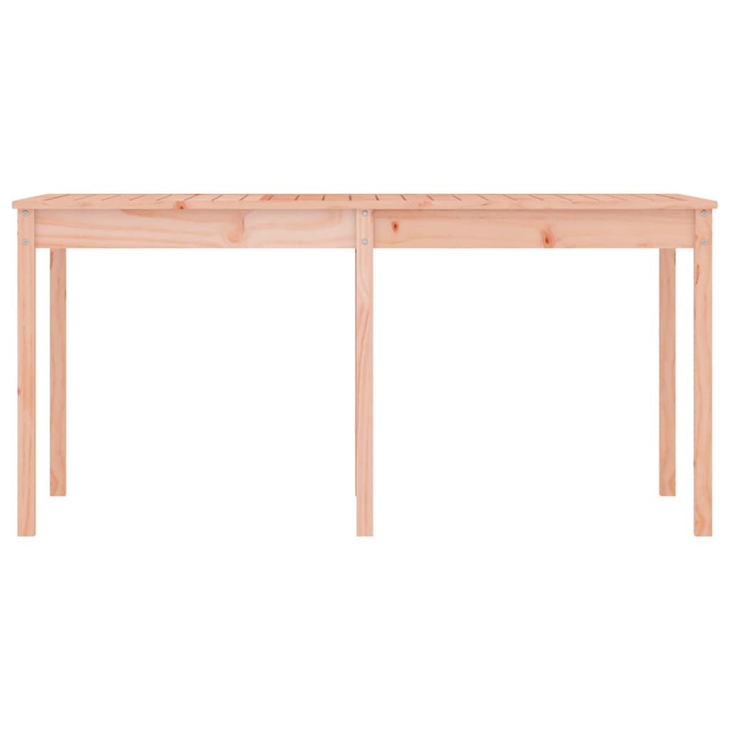 Garden Table 159.5 x 82.5 x 76 cm Solid Douglas Fir Wood
