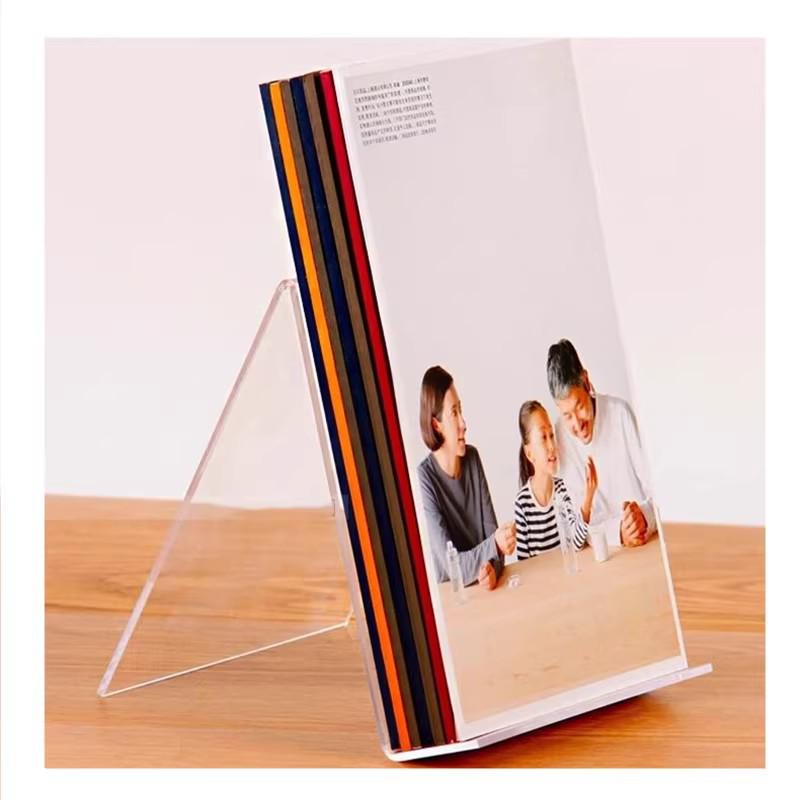 Acrylic Bookends and Stand for Books, Booklets, Records, and Displays