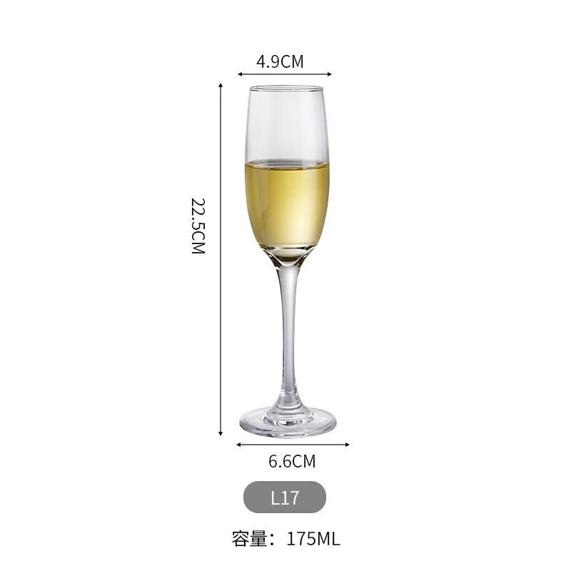 OLOEY Crystal Glass Champagne Flute