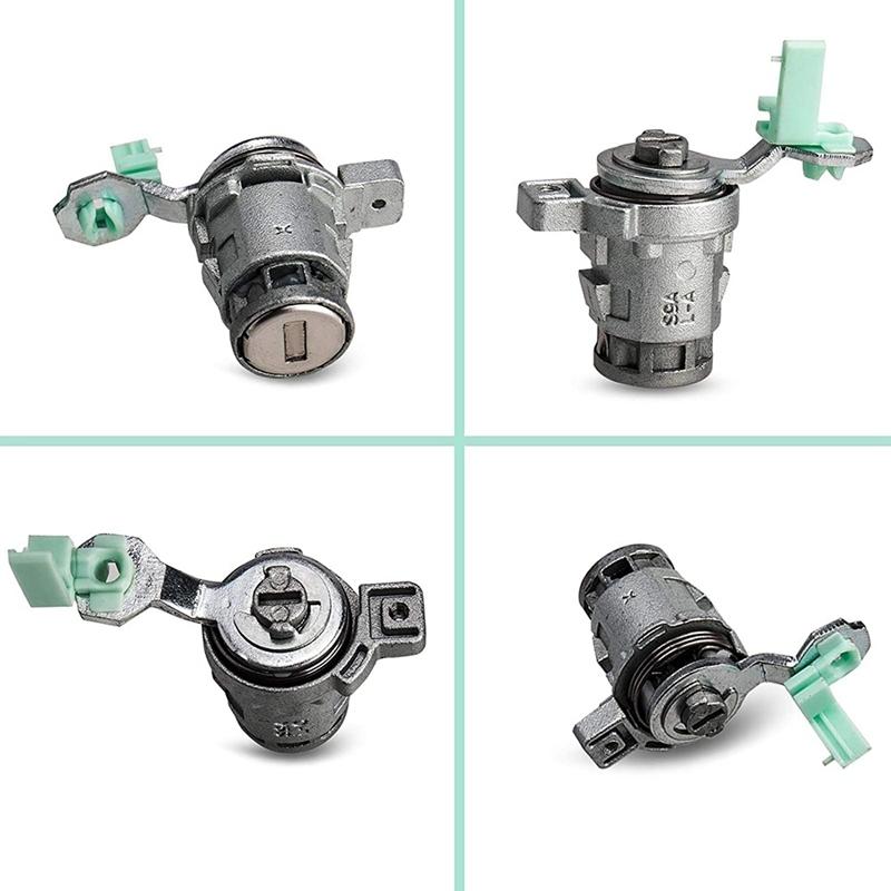 Car Ignition Switch Lock Ignition Switch Barrel Set Lock with Key for Honda Civic CRV 2002-2006 72185-S9A-013
