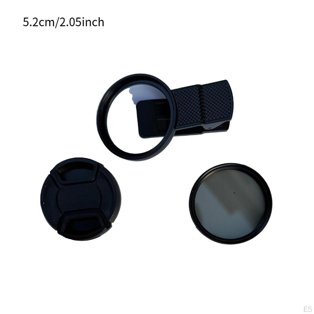 52mm Clip CPL Phone Camera Filter Kit Portable Circular Polarizer Style A