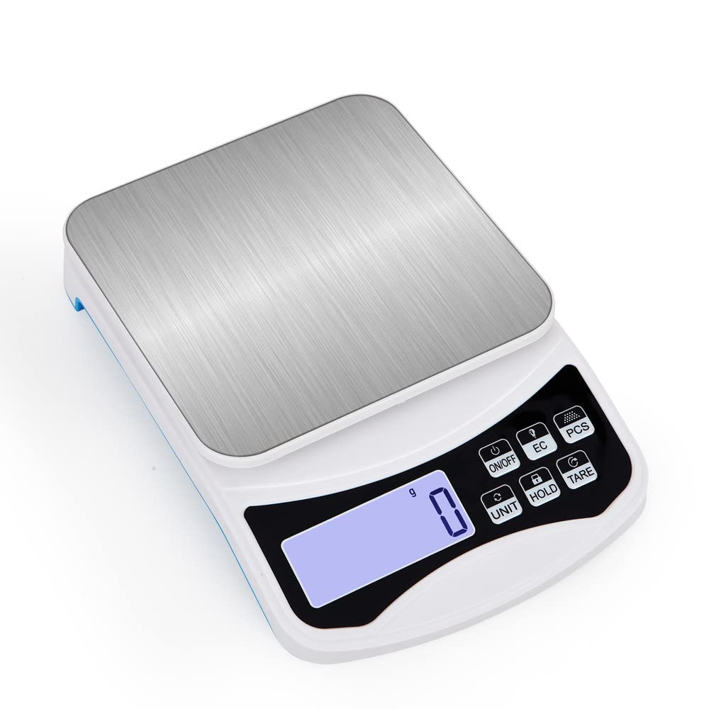 Disenkelubo Digital Top Plate 1g Digital Weighing Digital Equipped with Tare Counting Home Digital Equipped with Weighing Platform Power Saving Mode