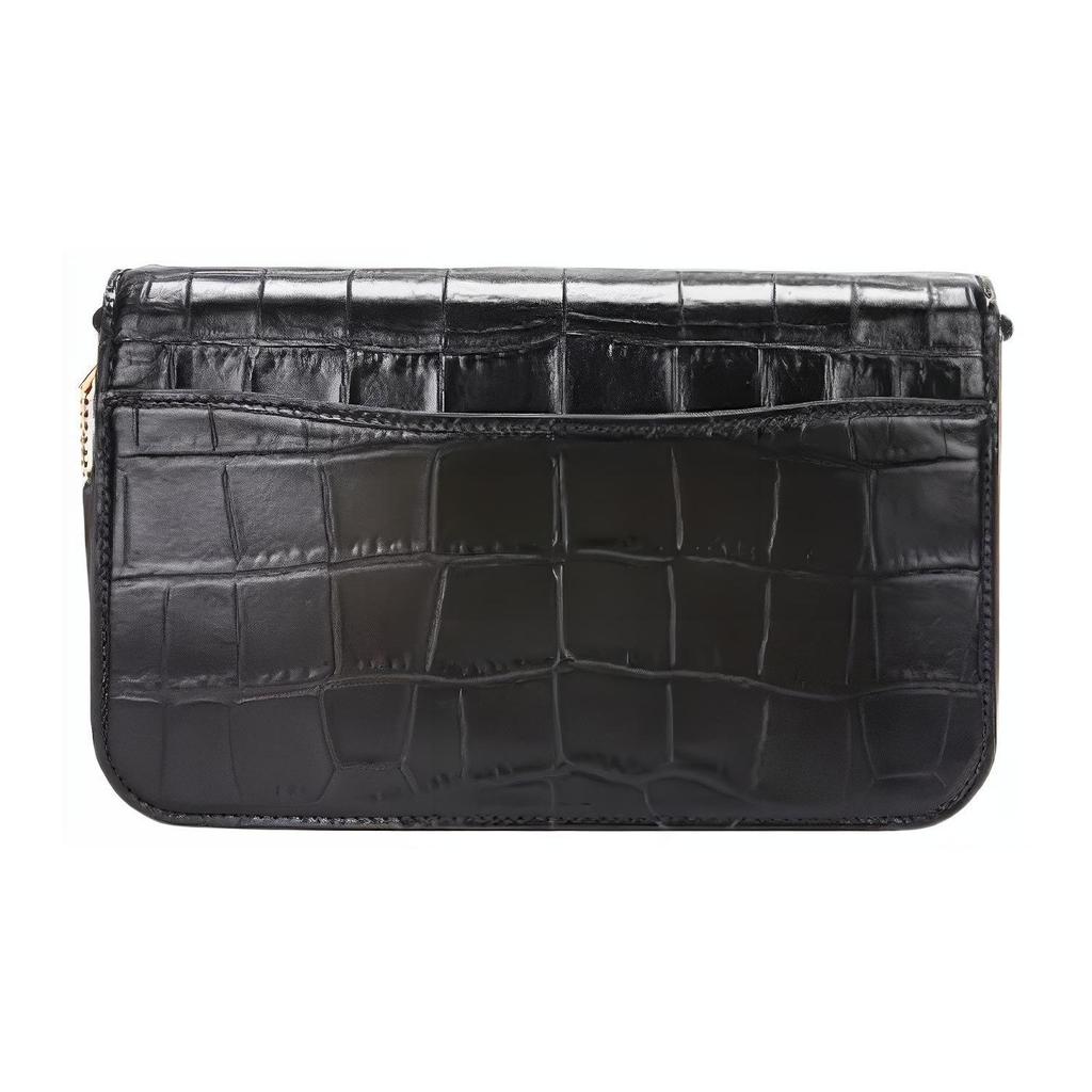 Coach Brynn 23 Metal Logo Detachable Shoulder Strap Leather Handbag Crossbody Bag Medium Women handbags Black CN061-IMBLK