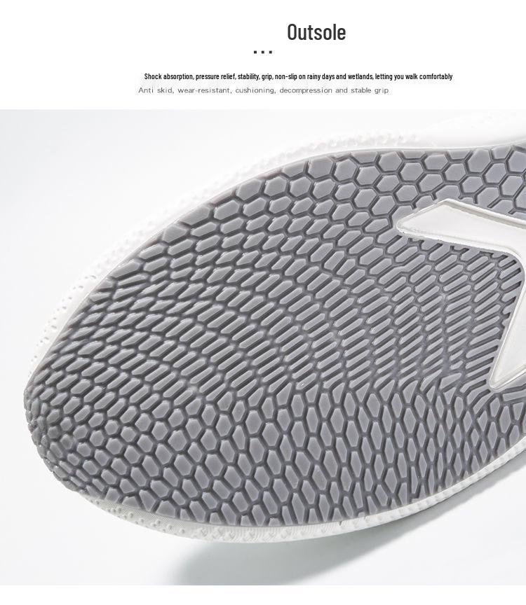 Lightweight Korean Style Knit Running Shoes - Fashionable, Versatile, and Comfortable for Students and Men