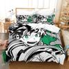Anime Bedding Set My Hero Academia Comfortable Duvet Quilt Cover Pillowcase Bedding Set Children Bedroom Decoration Home Textile