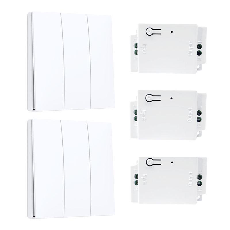 Self-Powered Wireless Switch: Stick-On Multi-Control Remote for 86-Type Panels, No Wiring Needed