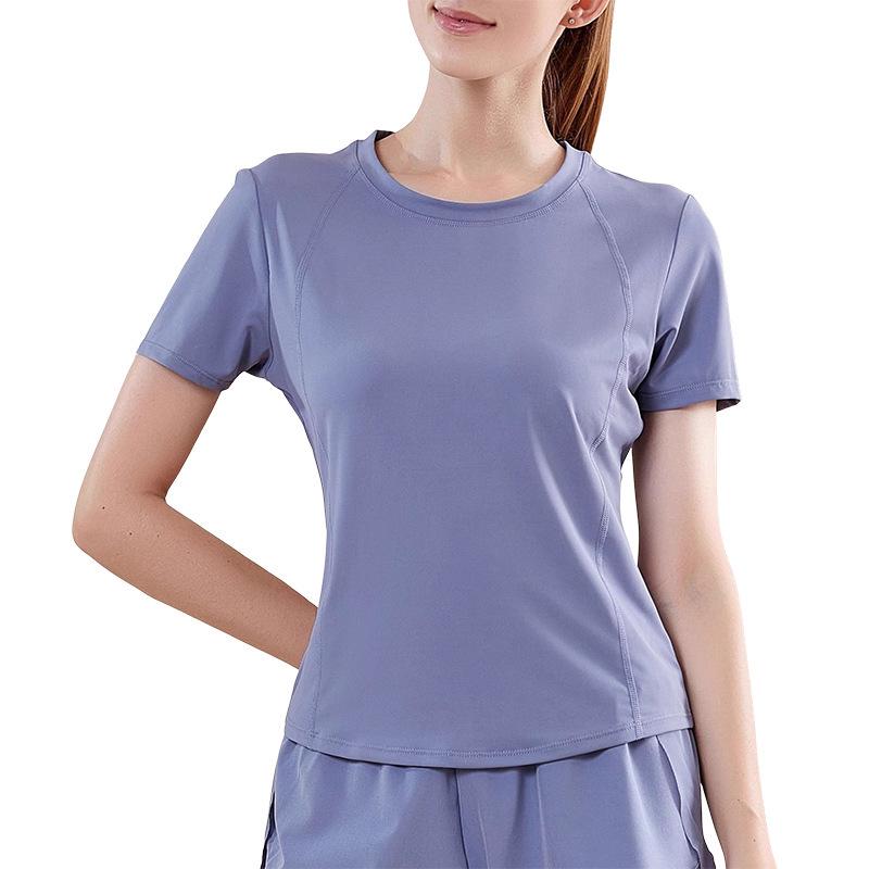 Completo da Yoga e Corsa da Donna a Rete Patchwork Asciugatura Rapida Largo