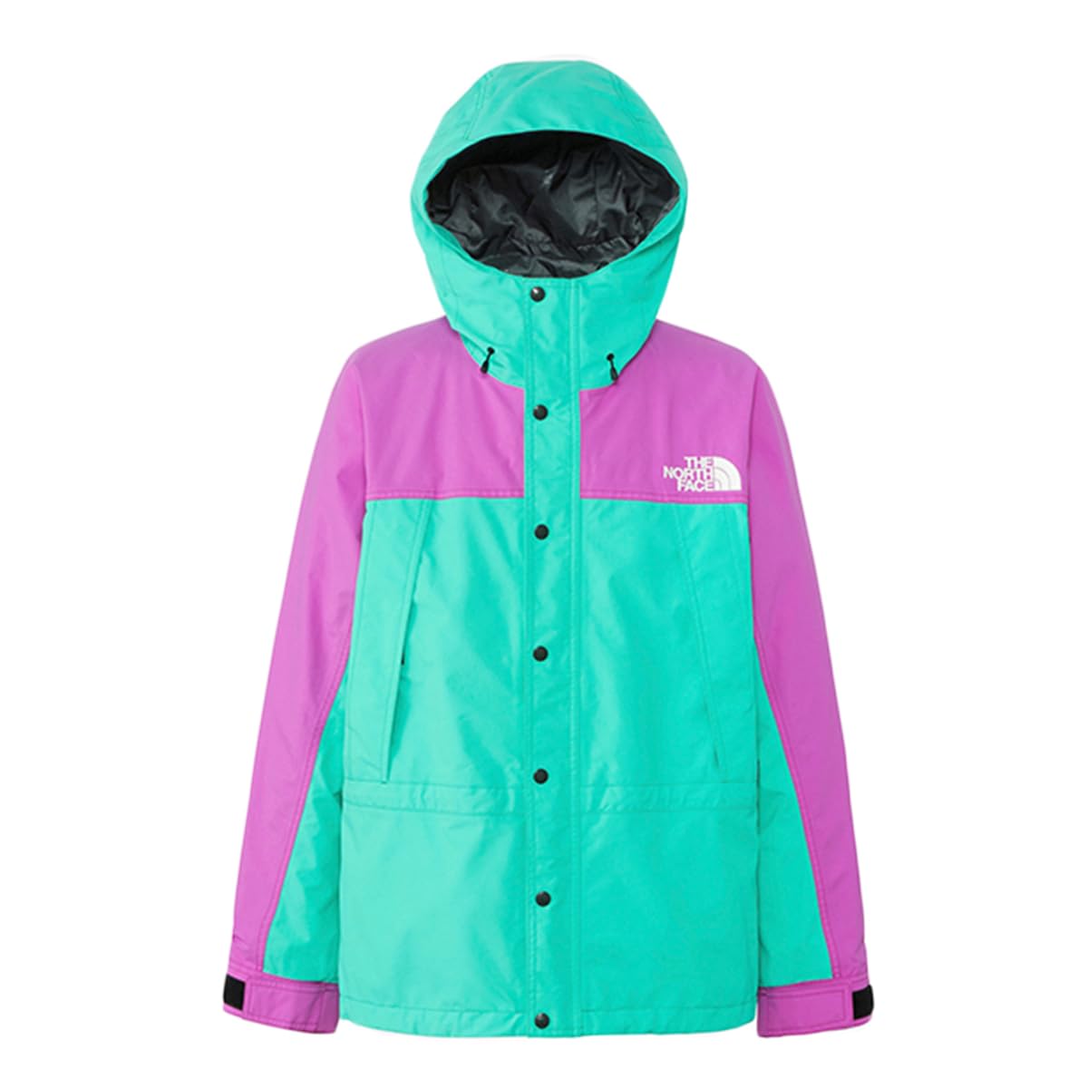 

Мужская куртка The North Face Mountain Light Waterproof, размер L, дышащая GORE-TEX, баклажановый/аква гейзер,